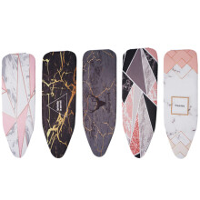140x49CM Fabric Marbling Ironing Board Cover Protective Press Iron Folding for Ironing Cloth Guard Protect Delicate Garment Easy Fitted 1