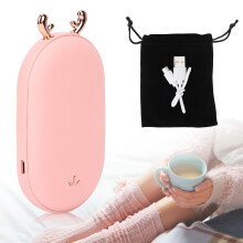 Multifunktionaler Elektrischer Handwärmer & Powerbank, 5200mAh, Pink