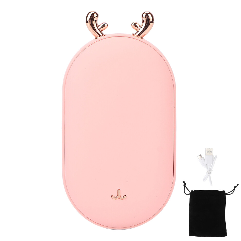 Portable Hand Heater Compact Warmer Double Sided Fast Heating Rechargeable Device With 3 Gear Adjustment And Free Carry Bag Included