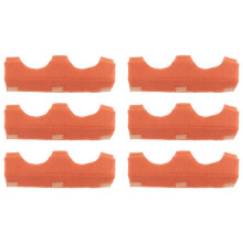 Hard Hat Sweatband- Cotton Washable Hard Hat Self Adhesive Sweat Band Liner Reusable Hard Hat Helmet Sweat Pads 6PCS