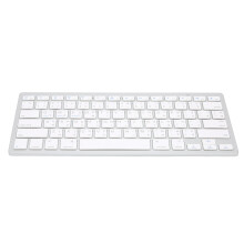 Teclado Bluetooth para iPad, teclado sem fio ergonômico de ampla compatibilidade com layout bilíngue inglês/tailandês, design fino com mecanismo