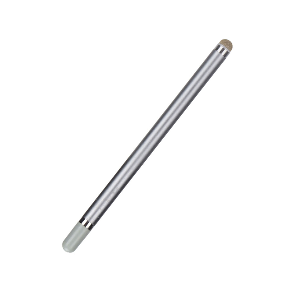 Smooth Metal Fiber Tip Stylus Pen For Phone & Tablet Gray 3591376758260