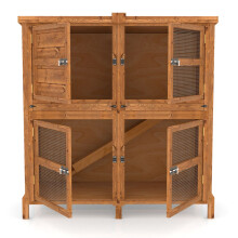 4ft Chartwell Double Luxury Rabbit Guinea Pig Hutch