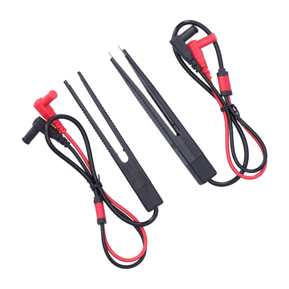 2Pcs Smd Test Clip Tweezers Lcr Capacitance Inductance Test Lead 5011376760257