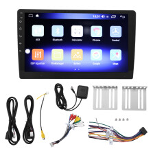 Android-Autoradio mit GPS-Navigation, Touchscreen, Android 10-Headunit, Bluetooth, FM-Radio, WLAN, Mirror Link, zwei USB-Anschlüssen und