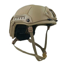 Tactical Ballistic UHMW-PE Helmet with Premium Lining, Size Medium, Durable Design for Enhanced Protection