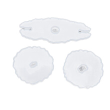 Múnlaí Tráidire Geode Roisín Babhta Neamhrialta Múnla Tráidire Silicone Mór Ábhar Silicone Préimhe Solúbtha agus In-athúsáidte Tionscadal