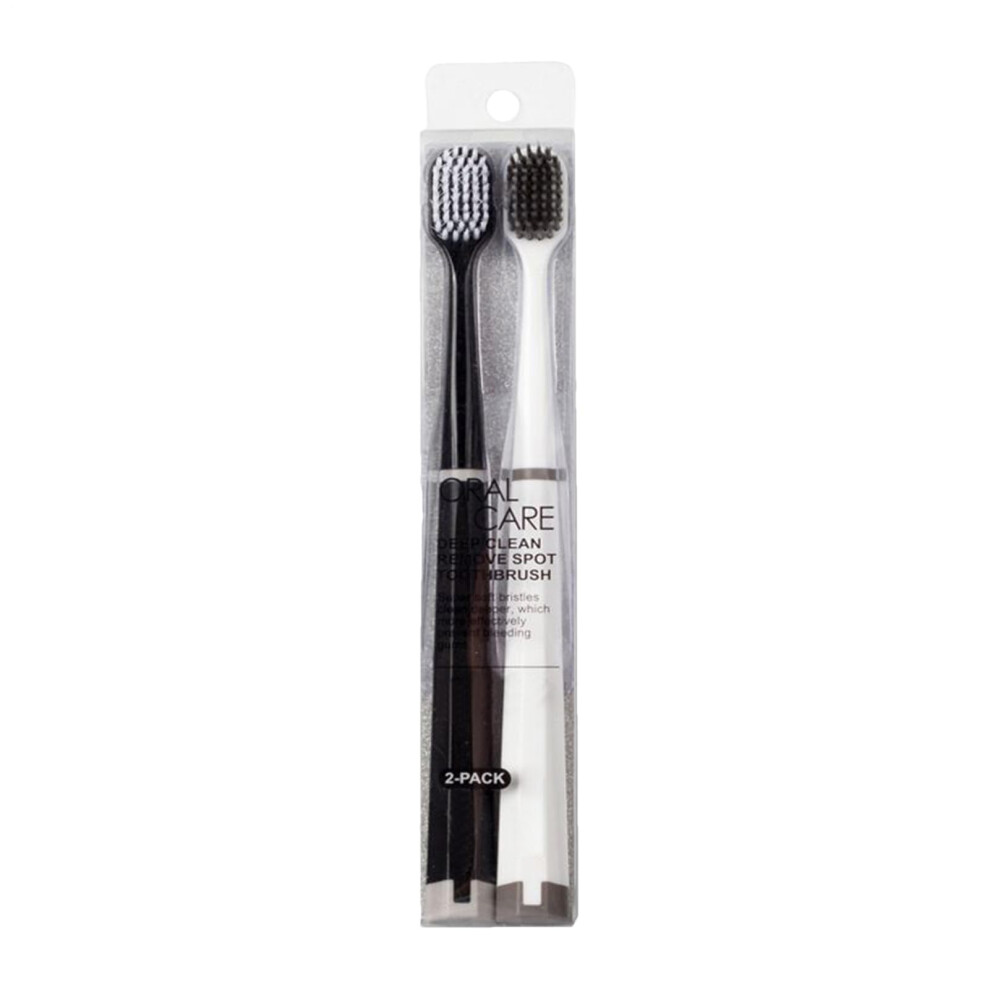 Soft Bristle Adult Toothbrush with Nano Bristle Deep Clean and Ergonomic Wide Head Grip