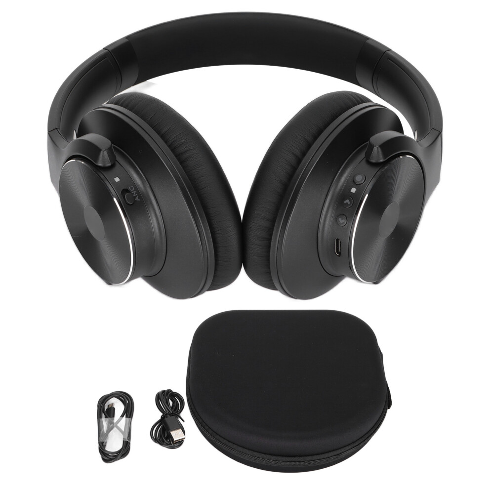 Over Ear Wireless Headphones With Active Noise Cancelling Bluetooth 5.0 Hybrid Hi-Fi Stereo Sound Deep Bass Superior Built-In Microphone Quick Charge 9138057420944