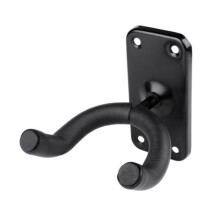 Supporto da parete per chitarra, ganci da parete per chitarre acustiche, elettriche e bassi, ganci per chitarra con robusta base in metallo e