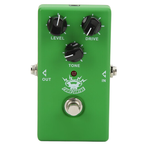 Πεντάλ εφέ κιθάρας Overdrive, αναλογική μονάδα δίσκου εμπνευσμένη από Tube Screamer με True