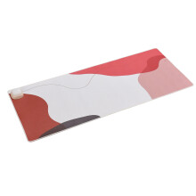 Antislip gamingmuismat met rubberen basis, abstracte boho bureauonderlegger, ultraglad oppervlak, volledig bureau, duurzame gestikte randen, ademend