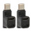 Προσαρμογέας δεξιάς γωνίας USB C USB3.1 Αρσενικό σε θηλυκό επέκτασης με γωνία προς τα 8