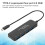Θύρες USB Hub Συμπαγής και φορητός υψηλής ταχύτητας Multiport Expander Γρήγορη μεταφορά 4