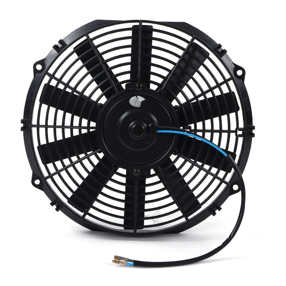 Car Cooling Fan 12In 80W Electric Radiator 2100Rpm 10 Blades 12V Au 4671376768472
