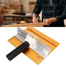 Router Table Insert Plate Aluminum Alloy 250mm Gold for Woodworking