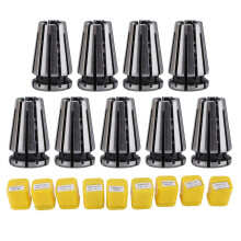 CNC Engraving Machine Spring Collet Set High Precision Chuck With Good Elasticity Corrosion Resistance Milling Lathe Tool Self Release Design Work