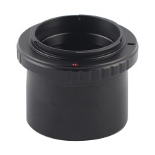 Telescoopadapterring voor Nikon AI-camera's, T-adapter met antireflectiepatroon, volledig metalen constructie voor een veilige bevestiging, geschikt