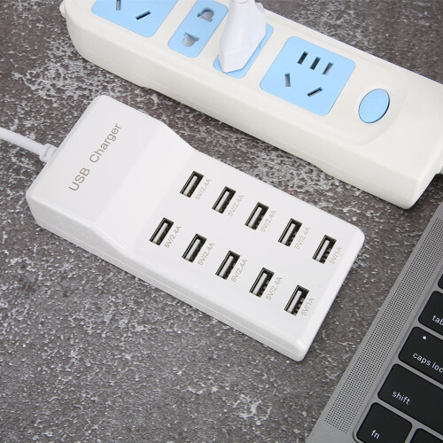 Σταθμός φόρτισης USB για πολλαπλές συσκευές, γρήγορος φορτιστής με ταυτόχρονη 1