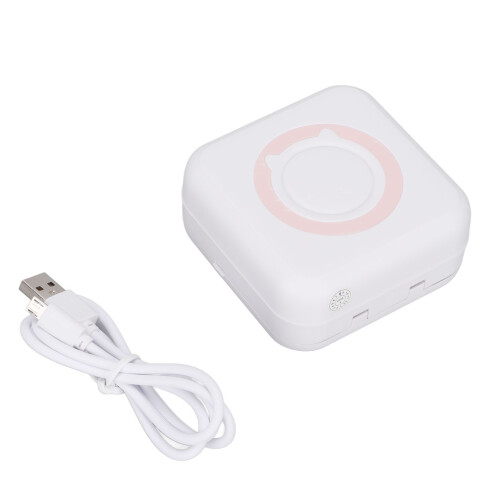 Portable Thermal Printer Bluetooth Mini Pocket Printer Compatible With Android And Ios Wireless Inkless Mini Sticker Printer Multipurpose For Notes Jo 1