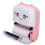 Pink Portable Mini Printer C9 200DPI Inkless Label & Memo Maker 9