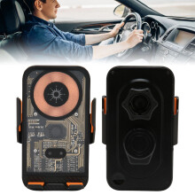 Chargeur de voiture sans fil Auto-Serrage C10 avec support pivotant à 360