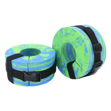 Water Aerobics Ankle Weights Adjustable EVA Aquatic Cuffs For Pool Exercise Green