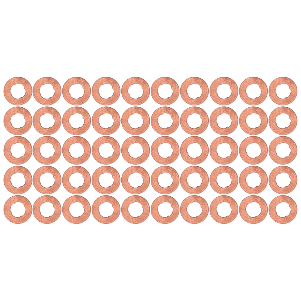 Flat Sealing Washer Copper Crush Metric Washers Corrosion Resistance And High Conductivity For Fuel Injector Nozzle Gaskets In Generators And 9499224703018