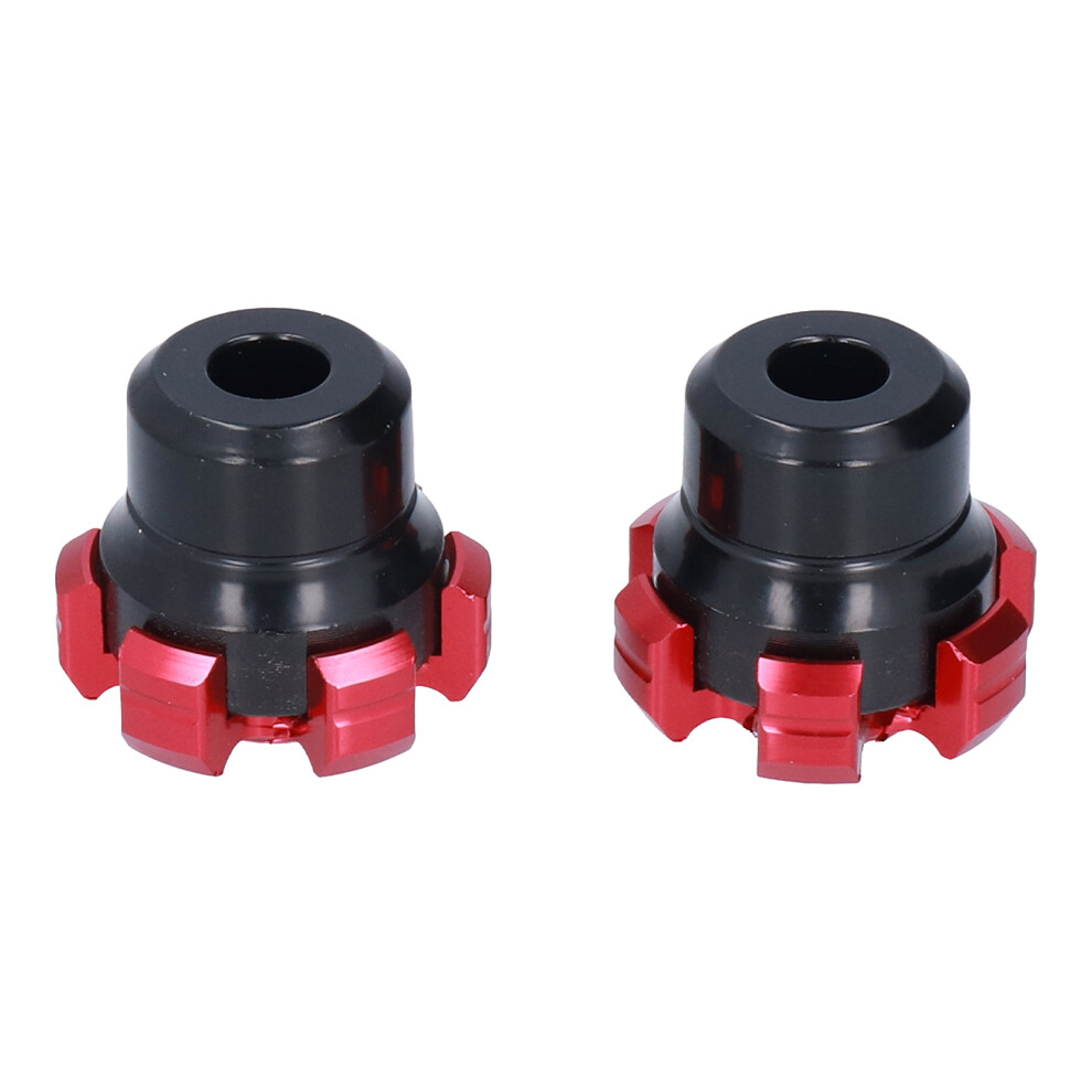 2Pcs Cnc Aluminium Alloy Motorcycle Fork Frame Sliders Universal Crash Protection Red 9331376780953