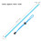 Aluminum Dive Pointer Stick 35cm, Blue, Multifunctional Underwater Rod 6