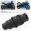 Motorcycle Hex Axle Spindle Driver Set 17/19/22/24mm Black Chrome Vanadium 5