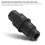 Motorcycle Hex Axle Spindle Driver Set 17/19/22/24mm Black Chrome Vanadium 8