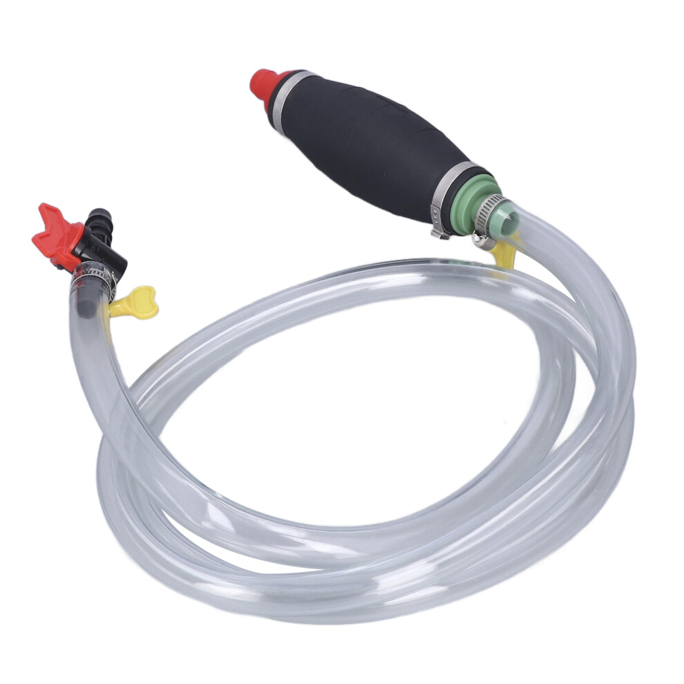 0.6In Siphon Hand Pump With 6.6Ft Hose For Gasoline, Oil & Water 8721376783534