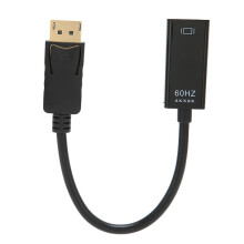 Adaptér 4K UHD DisplayPort na HDMI, jednosmerná synchronizácia zvuku pre monitory stolových počítačov s realistickým rozlíšením 4K a