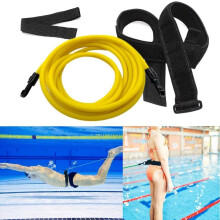 Swim Belts Pool Swim Training Leash Elastic Tether Swim Bungee Cords Stationary Swimming Belt