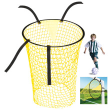 Football Target Net Bins Goal Training Net Target Practice Net With Four Straps Foldable Field Net For QB Training