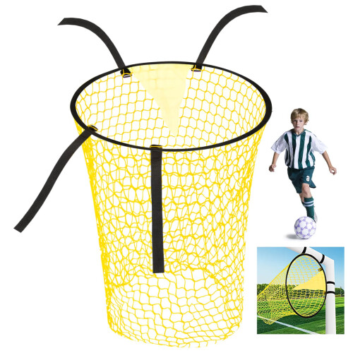 Football Target Net  Bins Goal Training Net Target Practice Net With Four Straps Foldable Field Net For QB Training