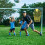 Football Target Net  Bins Goal Training Net Target Practice Net With Four Straps Foldable Field Net For QB Training 5