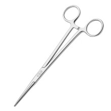 Fishing Forceps 5.5Inch Stainless Steel Hemostat Forceps With Locking Clamp Straight For Fishing Veterinary Grooming