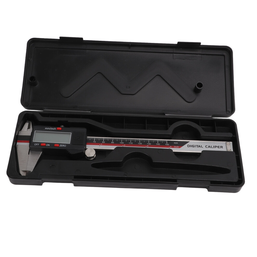 Digital Caliper Measuring Tool Stainless Steel Vernier Digital Micrometer Extreme Accuracy Large Lcd Screen Inch Metric Conversion Auto Off Function 9358999269665