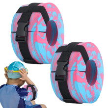 Water Ankle Weights EVA Adjustable Aquatic Cuffs For Water Aerobics, Pool Exercise Weights For Ankles And Arms, Red