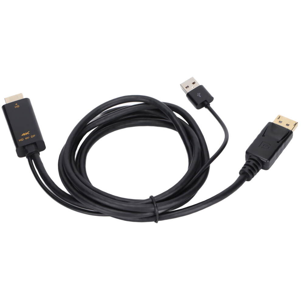 Displayport To Hdmi Adapter For Ultra Hd 4K Resolution Support, Converts Displayport Signal To Hdmi 1.4 With High Bit Rate 2 Support Compatible With 9423501501233