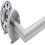 Contemporary Door Handle with Security Lock, Easy Installation Interior Door Handle Set with Concealed Fixings, Durable Adjustable Latch 5
