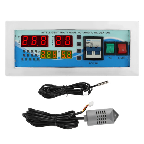 Temperature And Humidity Controller, Microcomputer Automatic Intelligent With Anti-Interference Ability And Digital Display Screens, Perfect For