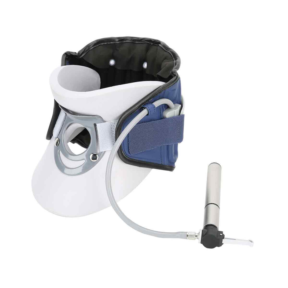 Neck Wellness: Ergonomic Neck Traction for Improved Posture, Breathable Material Offers Daily Relief, and Electric Inflation Supports Stretching Neck