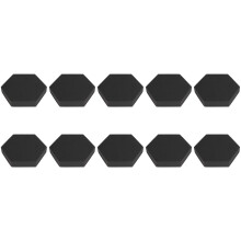 10Pcs Hexagonal Akustikschaum Flammhemmend Hohe