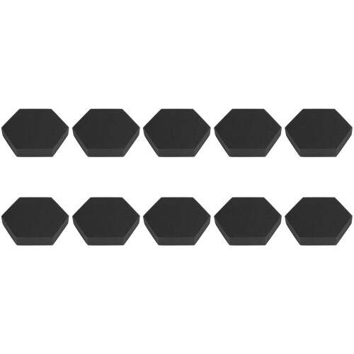 10Pcs Hexagonal Akustikschaum Flammhemmend Hohe