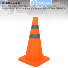 4Pcs Verkehrskegel 45cm 360 Reflektierende