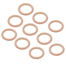 10 Stück unbehandelte Holzringe für Bastel-Schmuck, 8 cm Naturholzkreise