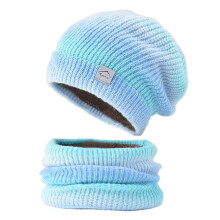Wintermütze, Schal und Handschuhe Set, warme Strickmütze, langer Strickschal, Touchscreen-Handschuhe, 3-in-1 Strickaccessoires für kaltes Wetter,